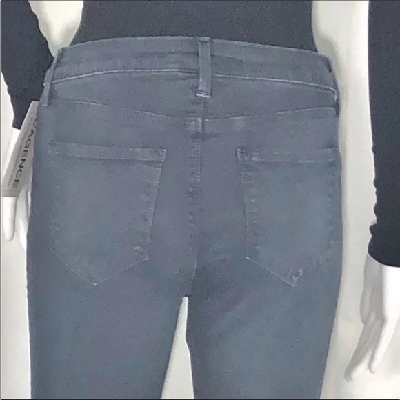 L’Agence Blue Ash Margot High Rise Skinny Crop Sz25 Zip Fly Button Close 5Pocket - Picture 11 of 16